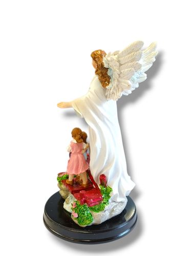 Anioł Opiekuńczy 22 Cm Figura Polyresin Nad Dziećmi 510 G na Arena.pl