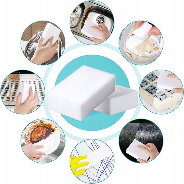 MAGICZNA GĄBKA do czyszczenia plam naczyń melaminy zdjęcie 4