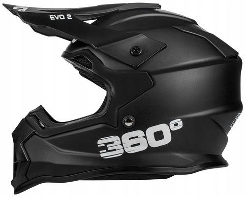 KASK MOTOCYKLOWY CROSS ENDURO ATV MTB NA QUADA HOMOLOGACJA 360° EVO2 XXS na Arena.pl