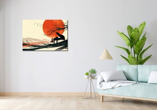 Obraz 90x60cm Pianistka na Arena.pl