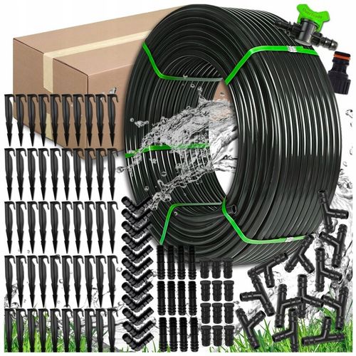 LINIA KROPLUJĄCA XXL 100m + 100el NAWODNIENIE KROPELKOWE WĄŻ KROPELKUJĄCY na Arena.pl