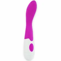 pretty love bishop - masażer intymny liliowo-biały, 30 trybow, 18 cm