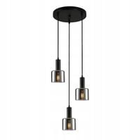 LAMPA WISZĄCA ITALUX SANTIA PND-65342-3A-BK+SG