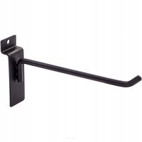 Zawieszka pojedyncza na panel sklepowy Czarna 14 cm Zestaw 60 sztuk