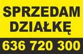 Tablica Szyld SPRZEDAM DZIAŁKĘ WYNAJMĘ 60x40cm