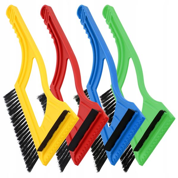 Skrobaczka Do Szyb Szczotka Skrobak Lodu Długa 2W1 zdjęcie 10