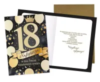 Karnet Urodziny 18