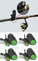 ZESTAW 4x SYGNALIZATOR WĘDKARSKI WĘDKE SZCZYTÓWKĘ Z KLIPSEM GRUNT TRYB NOC