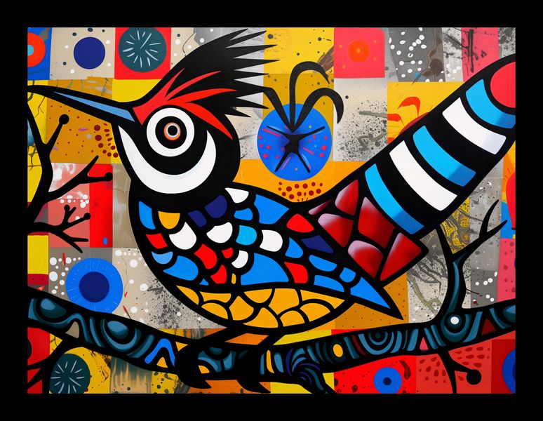 Plakat 20x15cm Ptak Na Wznak zdjęcie 2