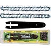 Prowadnica do pilarki akumulatorowej 6" 1/4 1,1 mm + 2 łańcuchy SilverTools