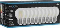 MEXEN VINTIS 10X ŻARÓWKA FILAMENT LED E27 G45 6W 4000K 720 LM CLEAR