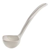 chochelka do sosu z melaminy poj. 0.4l dł. 170mm biała - hendi 563632