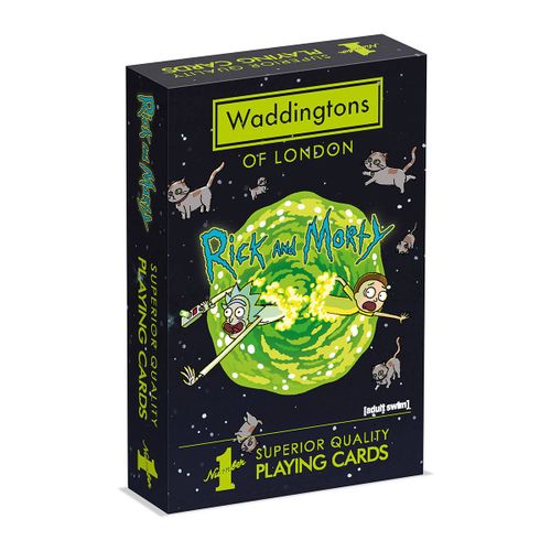 Waddingtons No. 1 Karty do gry Rick & Morty na Arena.pl