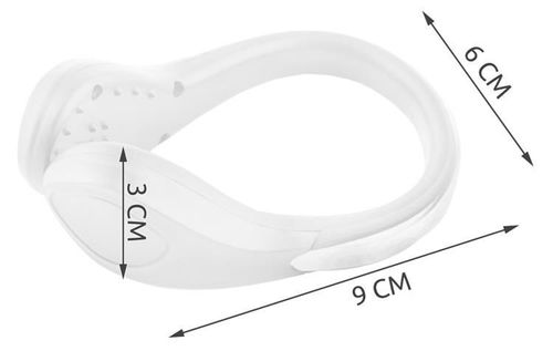 Opaska LED dla biegacza - biała na Arena.pl