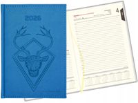 Stylowy kalendarz duży wybór wzorów książkowy A5 2026 grawer terminarz