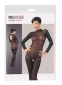 catsuit with lace collar m/l