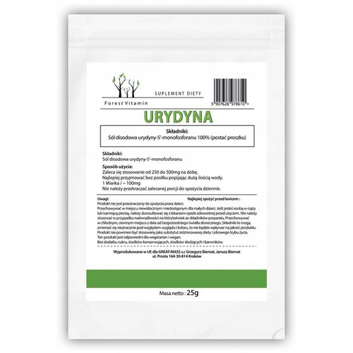 FOREST URYDYNA MONOFOSFORAN 25g CZYSTA + MIARKA na Arena.pl
