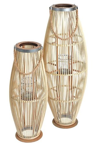 LAMPION BAMBUSOWY RATTANOWY LATARNIA 70 CM na Arena.pl