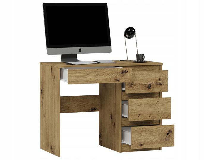 Meble Biurko komputerowe stolik 90cm artisan N34 zdjęcie 4