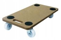 Platforma transportowa na kółkach, wózek 290x580mm 250kg