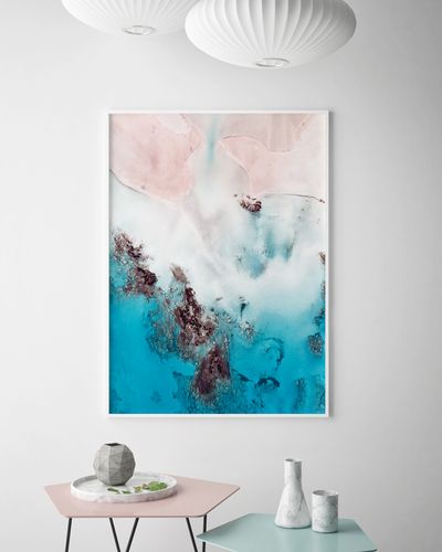 Plakat laguna abstrakcja 40x50 cm na Arena.pl