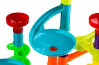 Tor Kulkowy KULODROM ZESTAW 113 el KULKI WYRZUTNIA Zjeżdżalnia dla kulek