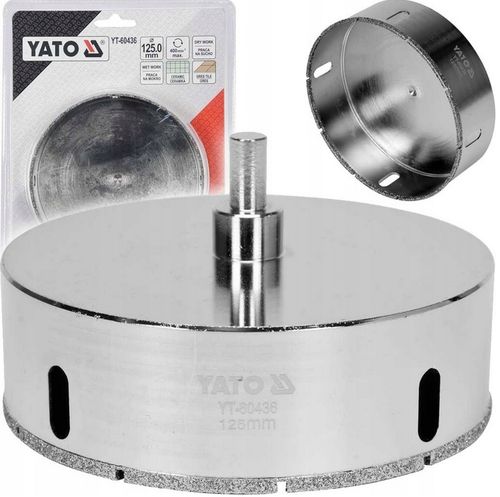 YATO WIERTŁO DO GRESU CERAMIKI DIAMENTOWE 125mm na Arena.pl