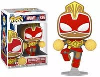 funko pop! marvel gingerbread captain marvel 936