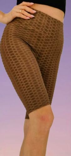 SPODENKI PUSH UP karbowane Kolarki legginsy MIEGO rozmiar L/XL BRĄZOWE na Arena.pl