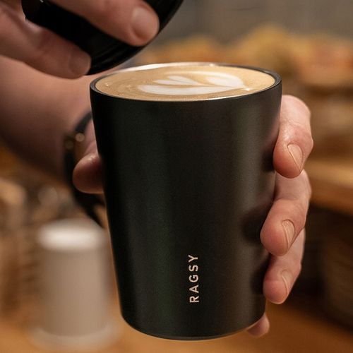 Kubek Termiczny ze stali nierdzewnej BPA FREE Simply Cup 340 ml - Black na Arena.pl