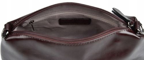 DELAURE TOREBKA damska SHOPPER A4 CASUAL ZAMSZ ciemna czekolada na Arena.pl