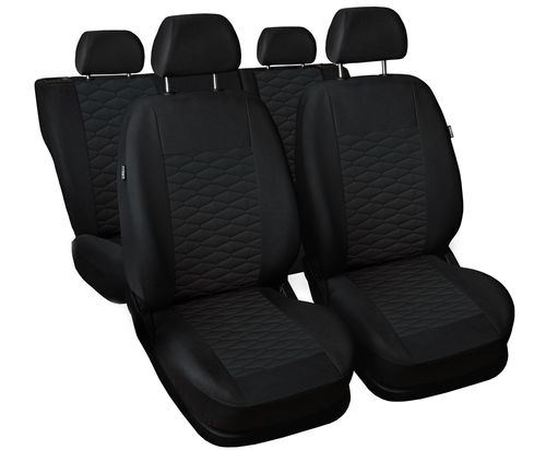 Uniwersalne skórzane pokrowce MODERN MP-1 CZARNE do AUDI A6 C4 C5 C6 C7 C8 na Arena.pl