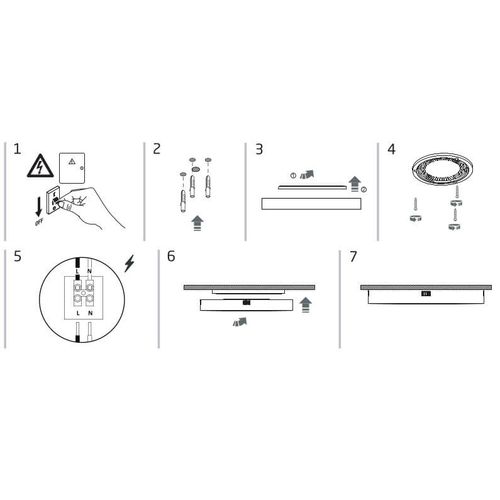 Okrągły natynkowy plafon Lid Round 10410 Nowodvorski LED 50W 3000K czarny na Arena.pl