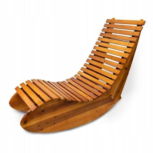 LEŻAK BUJANY OGRODOWY DREWNIANY BUJANY LEŻANKA OGRODOWA do STREFY SPA FOTEL na Arena.pl