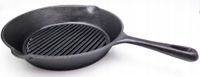 PATELNIA GRILLOWA ŻELIWNA Patelnia Grill Patelnia NA OGNISKO INDUKCJA 25cm