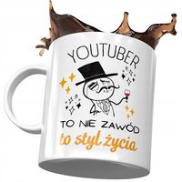 Dla Youtubera Kubek Na Urodziny Na Prezent Z Nadrukiem Ze Zdjęciem