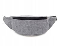 NERKA saszetka biodrówka solidna polska V247 szara