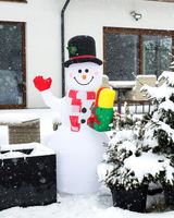 BAŁWAN nadmuchiwany ŚWIECĄCY DUŻY pompowany LED 150cm dmuchaniec JUMIhome