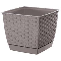 doniczka RATOLLA square 19x19 - mocca