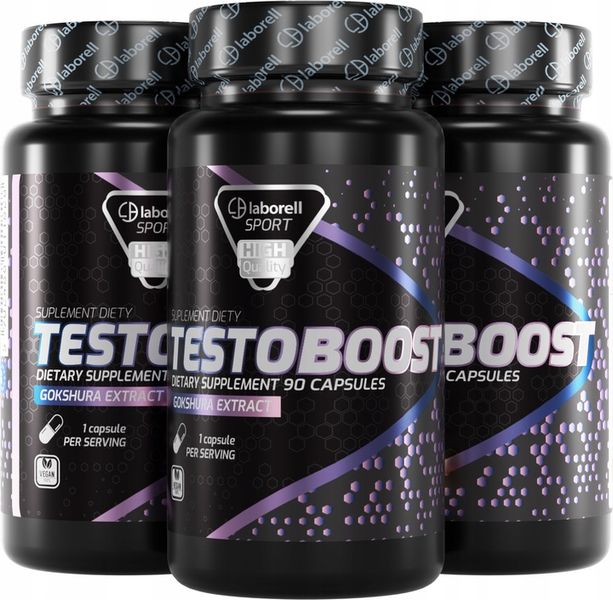 Laborell Testoboost booster testosteronu Tribulus terrestris 90 kapsułek zdjęcie 2