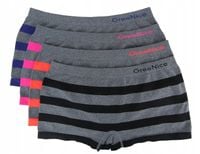 4X Szorty Damskie Bokserki Majtki Bezszwowe Hipster Sportowe Elastyczne M/L