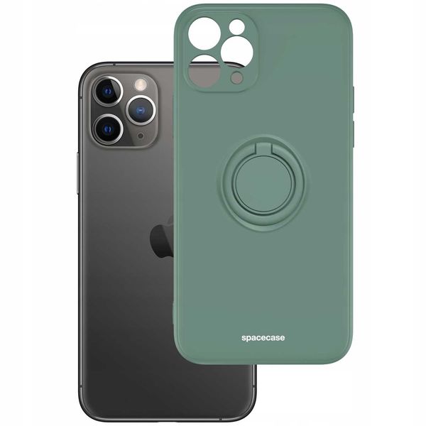 Spacecase Silicone Ring Iphone 11 Pro Dark Green zdjęcie 2