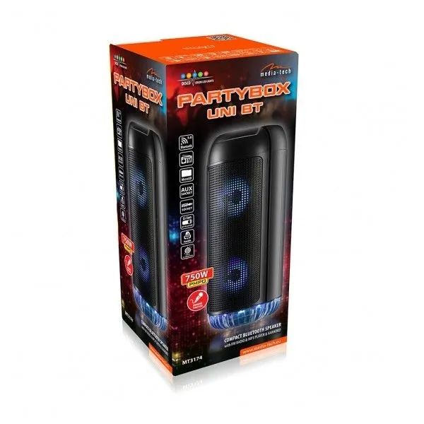 Głośnik Bluetooth Bezprzewodowy PARTYBOX +Mikrofon zdjęcie 2