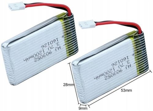 2 Stk Akumulator 3.7v 1200mAh Drones Syma X5SC RC na Arena.pl