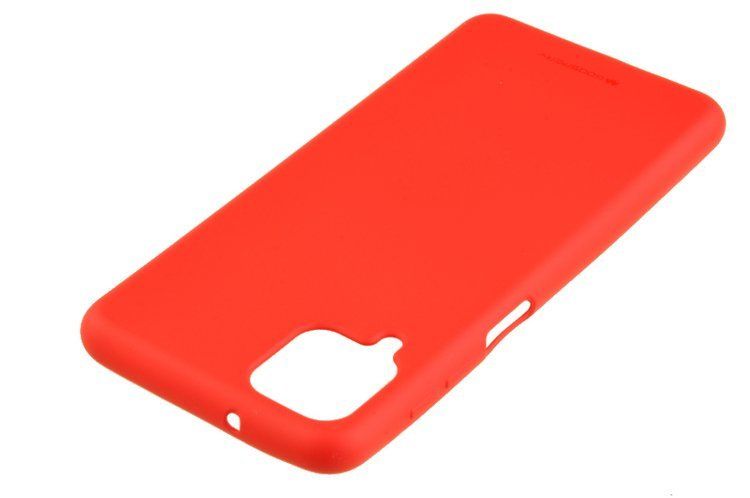 Etui Mercury Goospery Soft Feeling do Samsung Galaxy A12 czerwony zdjęcie 2