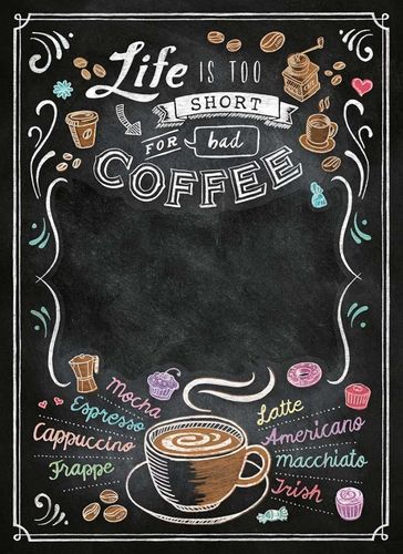Clementoni 1000 elementów Black Board Coffee na Arena.pl