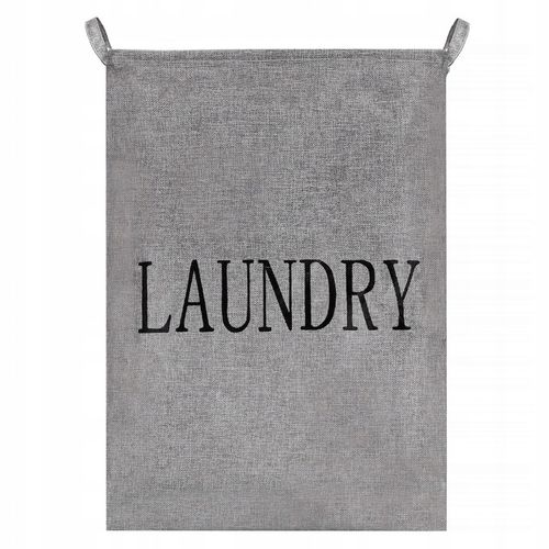 KOSZ NA PRANIĘ BIELIZNĘ POJEMNIK WOREK 81L SKŁADANY ORGANIZER DUŻY XXL na Arena.pl