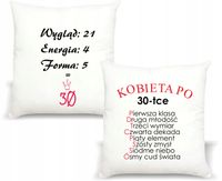 FOTO Poduszka Prezent na urodziny Kobieta po 30 40
