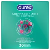durex surprise me - zestaw 30 prezerwatyw, 4 warianty, mix classic