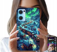 ETUI DO OPPO RENO7 5G - POCIĄG, EKSPRES ŚWIĄTECZNY WZORY + SZKŁO